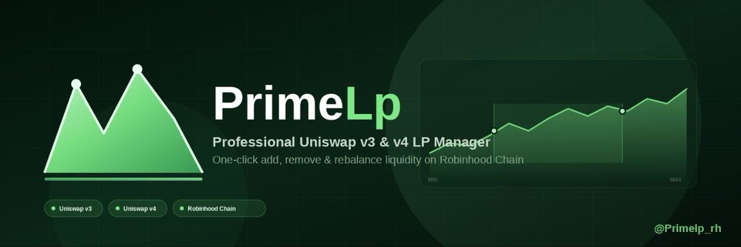 Primelp_rh's tweet photo. $PRIMELP is launching on @longdotxyz 

Ca. 0x340dc09884cc75cac4372f1c457160b9b9a21e18

The official token of PrimeLp — the professional liquidity manager for Robinhood Chain — is now live on the fairest launchpad.

Built for LPs who actually take fees seriously.
Non-custodial. Fully on-chain. Powered by Uniswap v3 & v4. 

App: https://t.co/ZHXivCUOFU