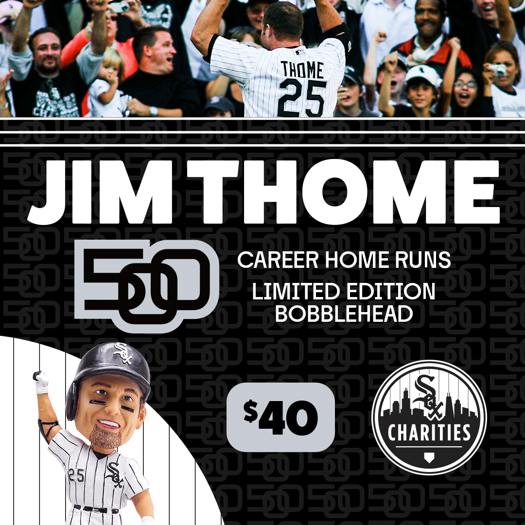 soxcharities's tweet photo. Commemorate Jim Thome's historic 500th home run with this one-of-a-kind home run counter bobblehead and support White Sox Charities.

While supplies last at https://t.co/cN3gMHEADt https://t.co/iMIubF2MOQ