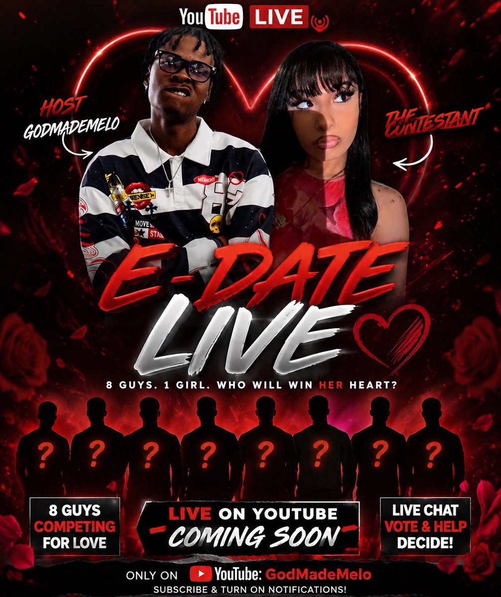 godmademelo's tweet photo. WE LIVE TMRW ON YOUTUBE CHAT! 🔥🔥 https://t.co/8k2LAjmL43
