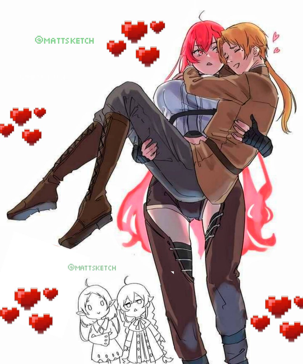 MattSketch's tweet photo. Princess Rudeus in distress. 😩

#mushoku_tensei https://t.co/6OtxEysIGW
