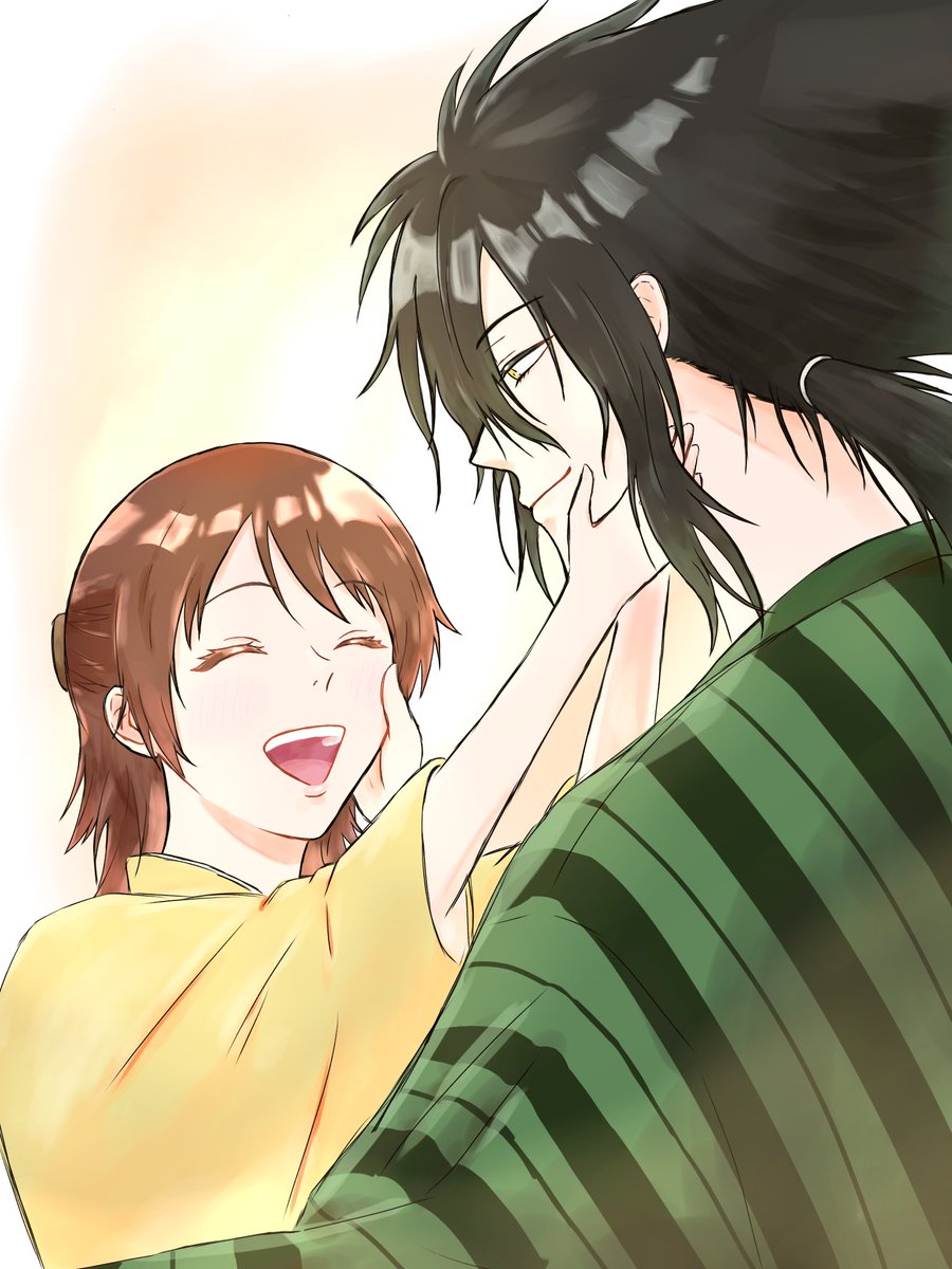 10000_man10_10's tweet photo. 鯉伴と乙女も好きだけど、鯉伴と若菜の夫婦も好きです！！
 #ぬらりひょんの孫 https://t.co/cuCABlwKQS