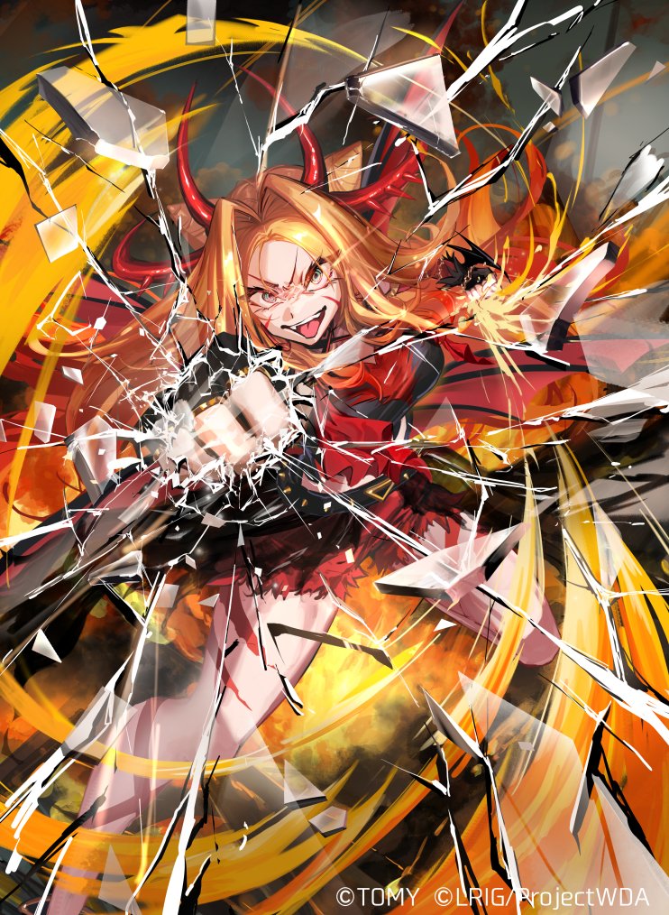 dqnww's tweet photo. WIXOSS「Lostorage SELECTOR」より《レイラ＝デッドヒート》を通常UR共にを描かせていただきました！
今回はいっっっぱいレイラ描かせていただきました！URはひび割れ部分に箔押し加工ととっても豪華なのでぜひお手にとって見てください！よろしくお願いします！
#ウィクロス発売記念 #WIXOSS https://t.co/uZsBnRo2kc