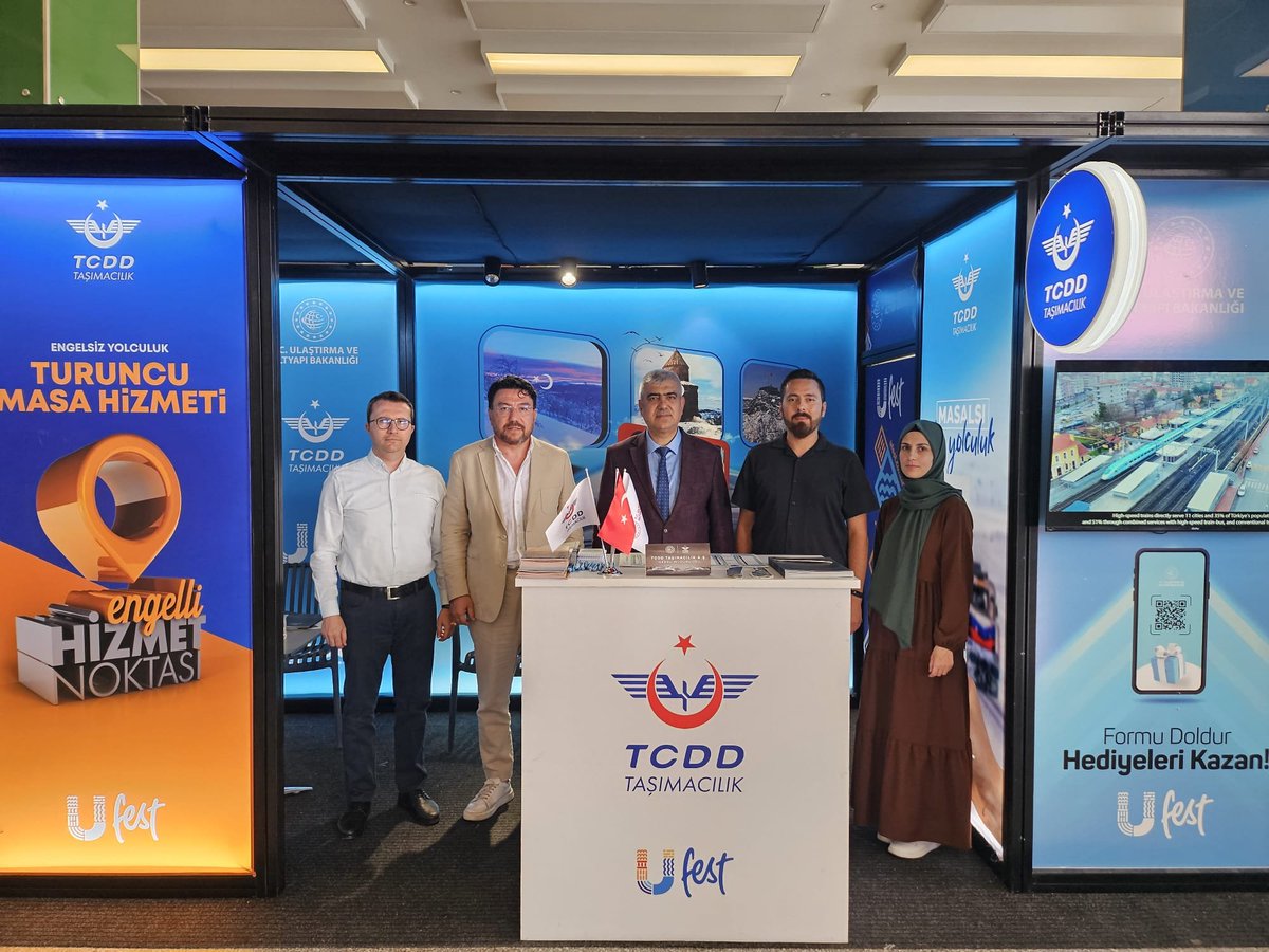 Ankaratcddtas's tweet photo. Gençlerin bilgilenmesi amacıyla düzenlenen UFEST Gençlik Festivalleri kapsamında, 24 Temmuz'da Ankara Ankamall AVM’de buluştuk. Bölge Müdürümüz Sn. Abdullah Yücel'in de katılımıyla demiryolu teknolojilerine yönelik uygulamaları sunarak sektörümüzü tanıtma fırsatı bulduk. https://t.co/rcNnY2nj9G