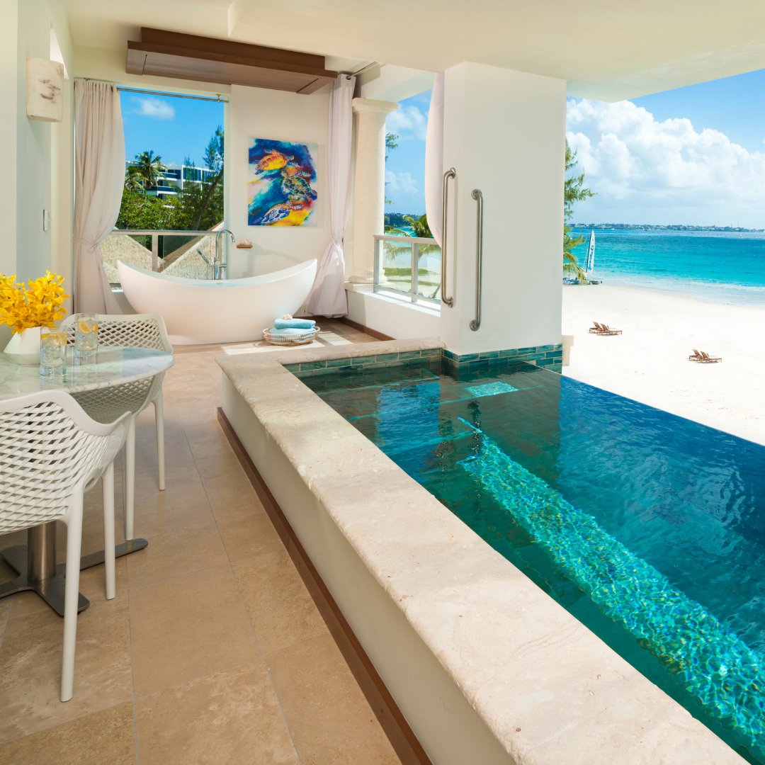 WitzlerCruise's tweet photo. Fall asleep to the gentle sound of the ocean and wake up to a breathtaking sunrise, all from the comfort of your private paradise.
#SandalsRoyalBarbados #SandalsResorts #AllInclusive https://t.co/KYQuBXXILl