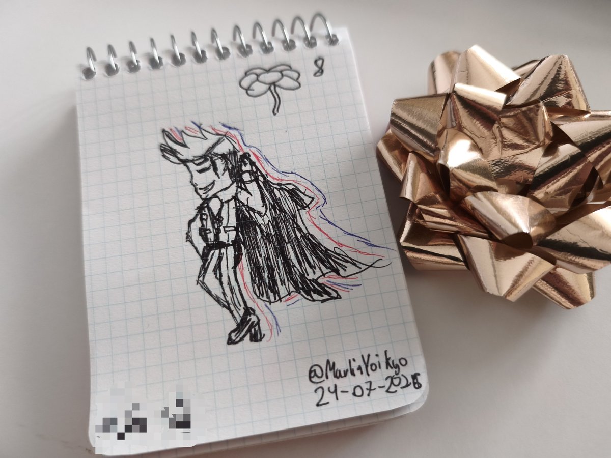 MaulinYoikyo's tweet photo. Doing sketches every day until I run out of pages - Day 8: 𝐒𝐨𝐫𝐫𝐲 𝐭𝐨 𝐤𝐞𝐞𝐩 𝐲𝐨𝐮 𝐰𝐚𝐭𝐢𝐧𝐠, 𝐈'𝐦 𝐟𝐥𝐨𝐰𝐞𝐫𝐲, 𝐲𝐨𝐮𝐫 𝐝𝐚𝐝'𝐬 𝐛𝐞𝐬𝐭 𝐟𝐫𝐢𝐞𝐧𝐝.

#deltarune #deltarunefanart #deltarunechapter5 #flowery https://t.co/8M8liZ6lQN