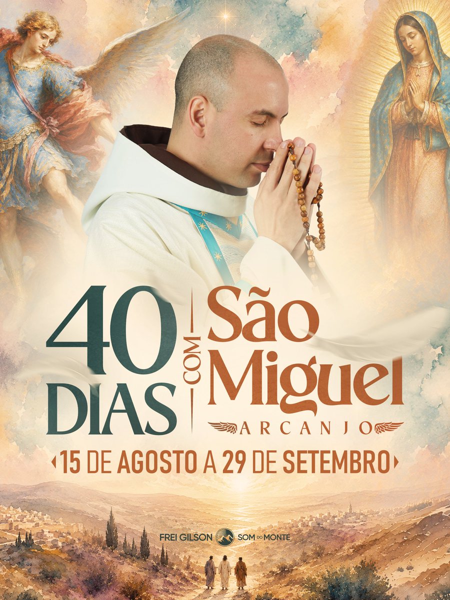 FreiGilsonCMES's tweet photo. Mais de 450 mil pessoas já assistiram ao vídeo de explicação dos 40 dias com São Miguel. Está disponível no canal do YouTube. E você já assistiu???

LINK PARA ASSISTIR: 👉 https://t.co/rd8sZmg58t https://t.co/zmvBmEyJmu