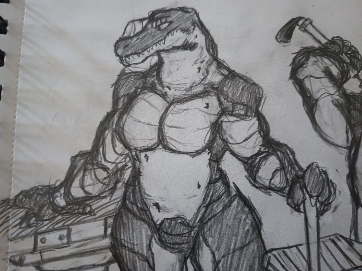 waspixs's tweet photo. @BolandLHB 's Dendralan race, specifically a blacksmith. First time I've ever made a guy this muscular, so go a bit easy on me, yeh? https://t.co/w4noLIlV4z