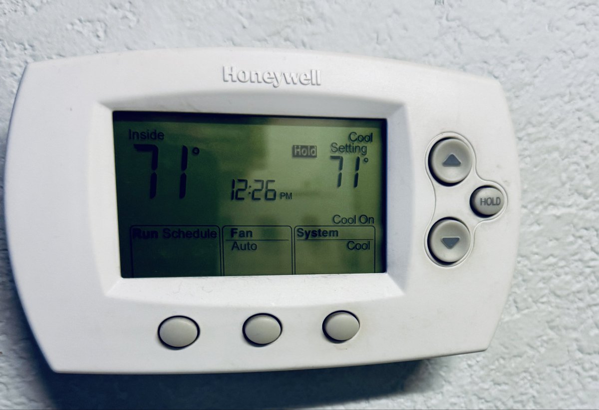 HoseDragger67's tweet photo. Remember, folks, don’t touch the fire station thermostat. You’ll make the old and cranky guys mad. 🤣🤣😑 It’s summertime in Texas, btw.

#firestation #boomers #fyp https://t.co/0xCNvouSSI
