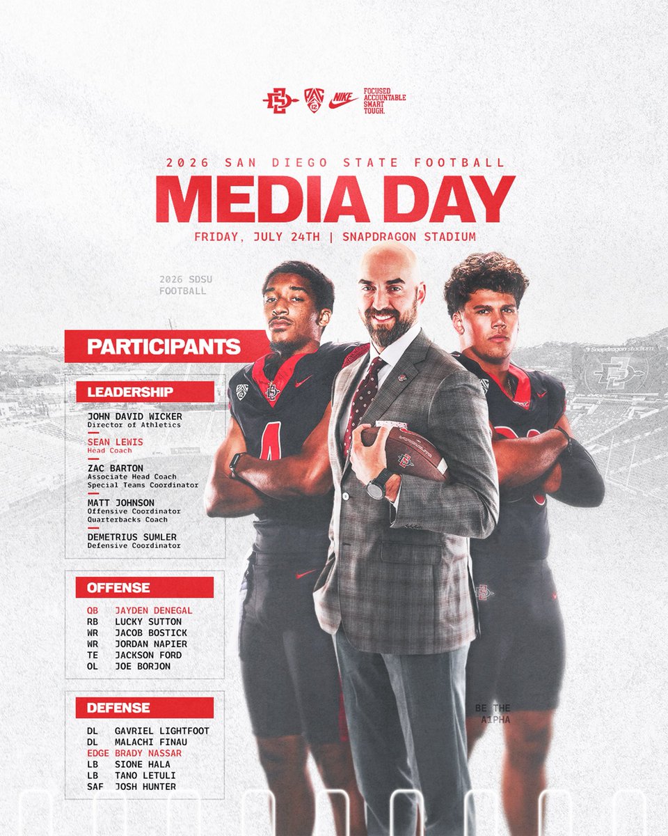AztecFB's tweet photo. Lights, Camera, Action 🎙️

#AztecFAST 🍢 x #BeTheA1pha 🐺 x #TheClimb 📈 https://t.co/LPLUf4aYcX