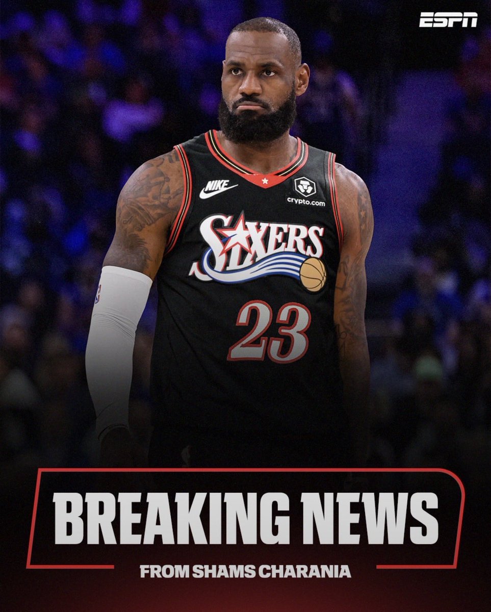 2ceRemoved's tweet photo. BREAKING: LeBron has signed with the sixers.

What’s your favorite underscores song? https://t.co/PV1MYWLbcv