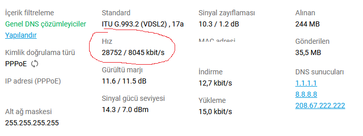 ufcTR06's tweet photo. #ttnet #turktelekom #türktelekom #telekom #adsl

50mbs lik hattın durumu bu
2 aydır destek istiyorum en son geçen hafta destek aldım modemin içinde hat 40k görüyor kopma oluyor devamlı destek verdiler sadece 1-2 gün 50k oldu şu an tekrar aynı oldu , modemin hızına bakın 28k olmus https://t.co/UwKXpFMoJR