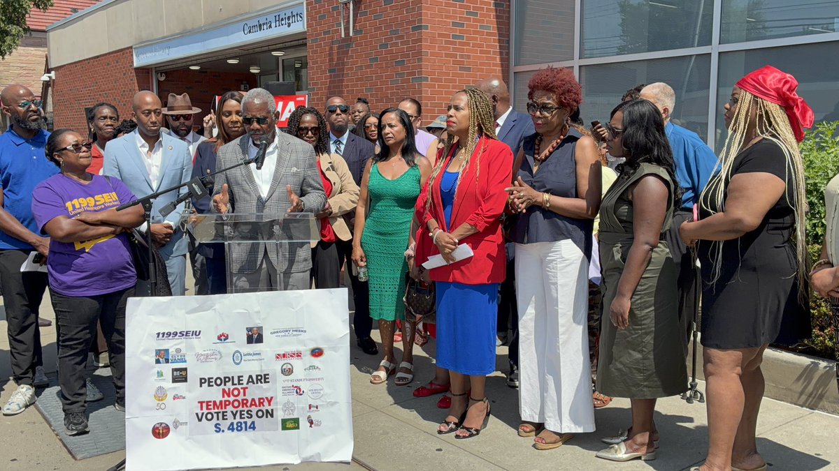 Chrislejohnyc's tweet photo. Not Temporary Press Conference for Bill S.B 4814 at the Cambria Heights Queens Library hosted by Sabine French 7/24/26
@TalkAboutIt_SF BHALO Life of Hope https://t.co/SuGBh48X6u