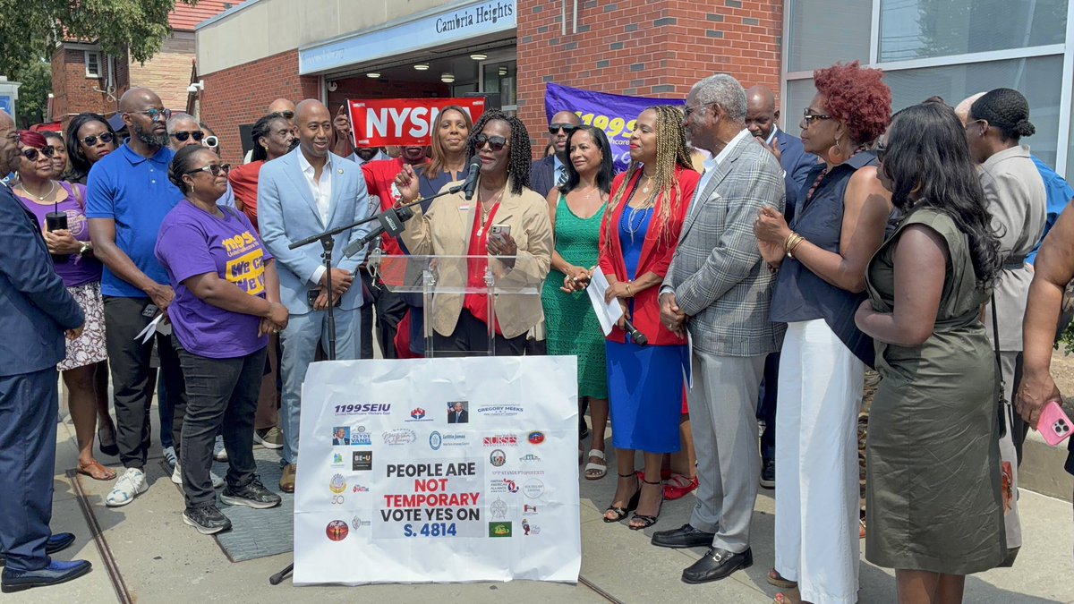 Chrislejohnyc's tweet photo. Not Temporary Press Conference for Bill S.B 4814 at the Cambria Heights Queens Library hosted by Sabine French 7/24/26
@TalkAboutIt_SF BHALO Life of Hope https://t.co/SuGBh48X6u