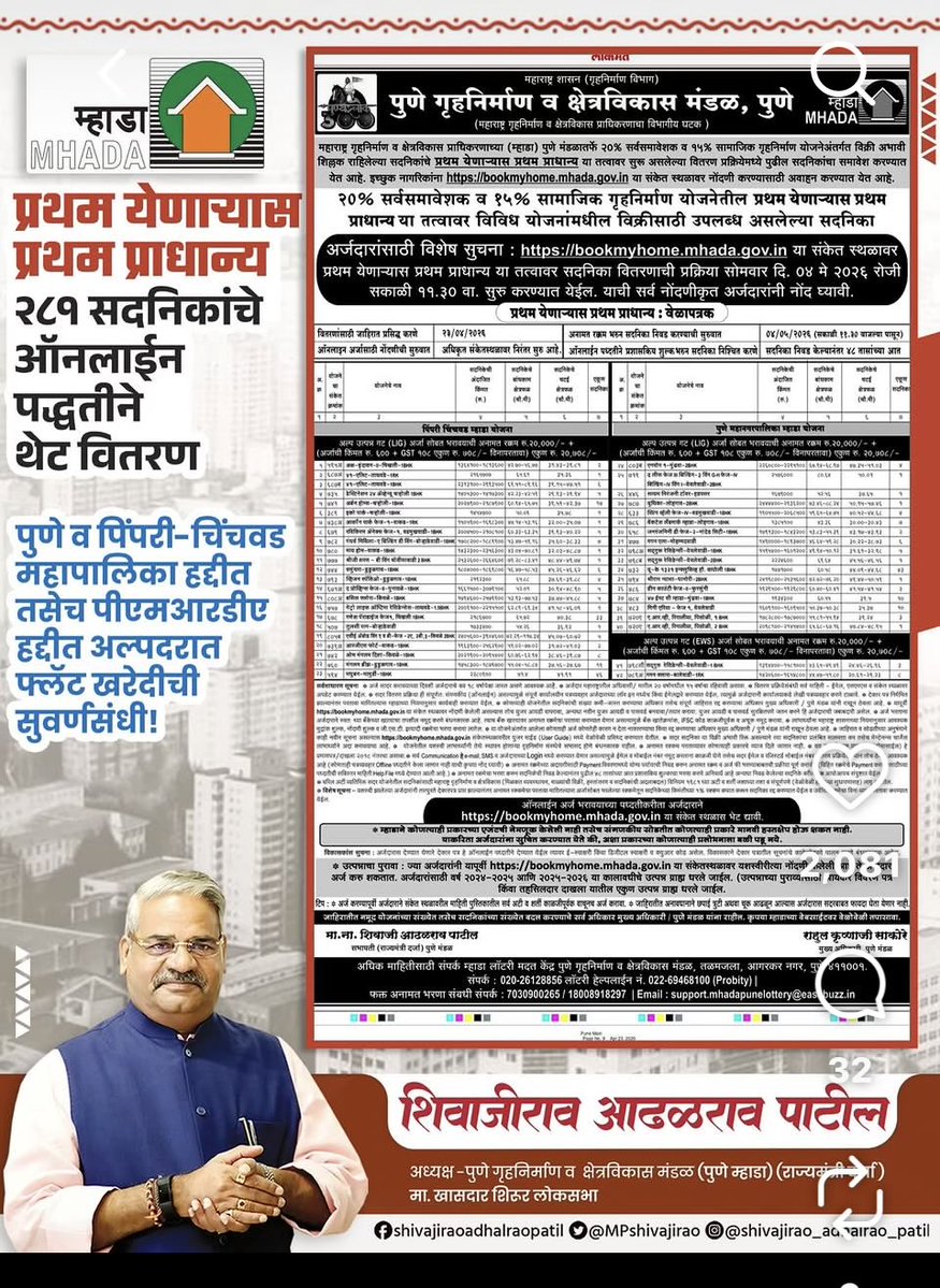 deepll358's tweet photo. @mhadaofficial @ShivajiAdhalrao @Dev_Fadnavis 
#punemhada status so many people are waiting https://t.co/AaCCnzReyf
