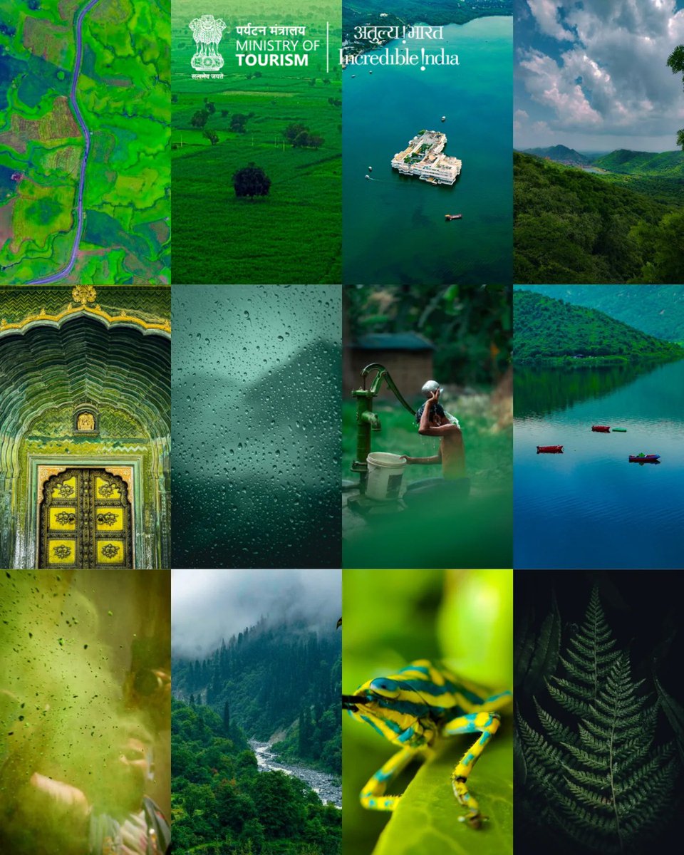 incredibleindia's tweet photo. Come witness the many colours of India, a palette painted with royal heritage, sacred traditions, vibrant celebrations, natural wonders, and local flavours, this is India in all its colours. Come, discover the many colours that make India truly incredible.

Credit: cinemoclicker (IG)
#IncredibleIndia #ExploreIndia #Travel #India #VisitIndia 
(1/2)