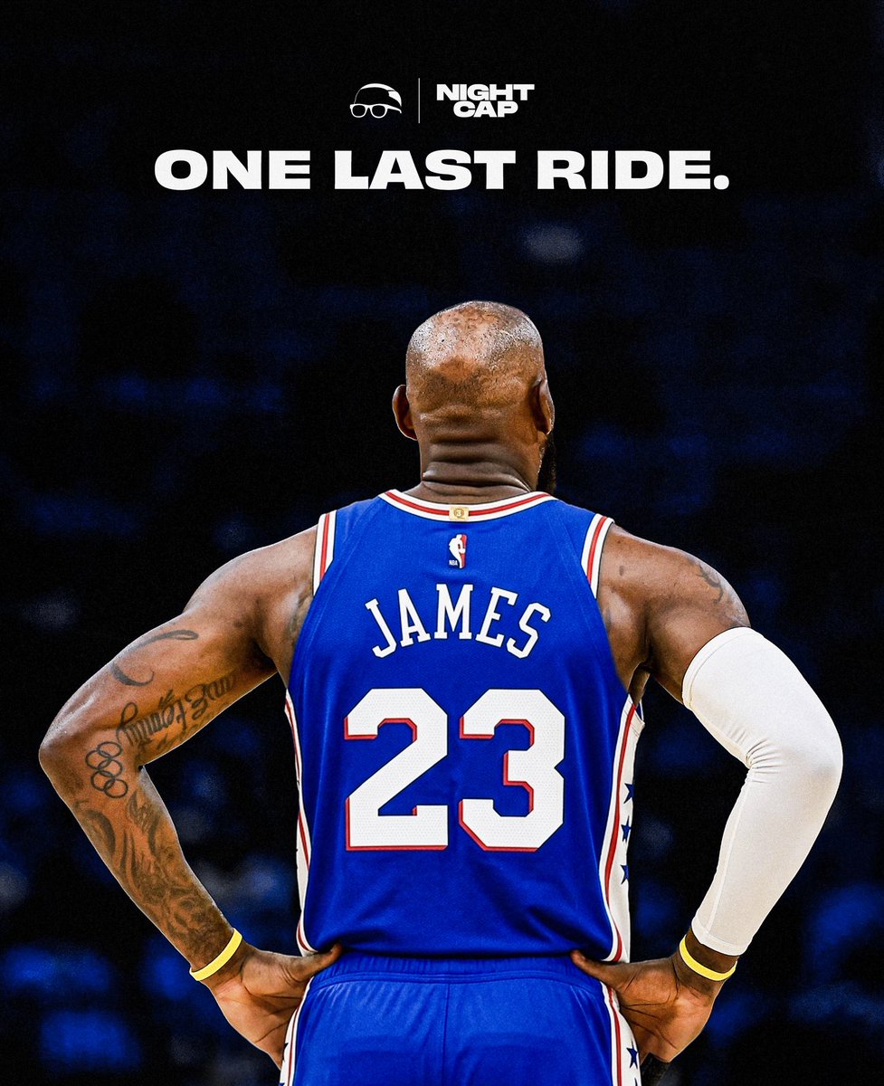 NightcapShow_'s tweet photo. WOW. LeBron just broke the NBA. The GOAT is headed to Philly! 👀🤯

@ShannonSharpe | @ochocinco | @TheJoeJohnson7 | #Nightcap https://t.co/qLRfqsTNlX