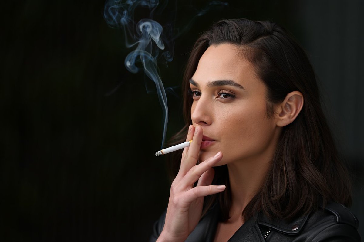 qrsmoking's tweet photo. Inhale and Exhale....

Gal Gadot

#smoking #smokingfetish #ai https://t.co/2TSRU0bsKv