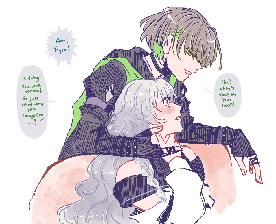 ritsmiku's tweet photo. whatever WHATEVER iβll just keep screaming into a cup #sinsofkaleido https://t.co/xHlY9AfBdN