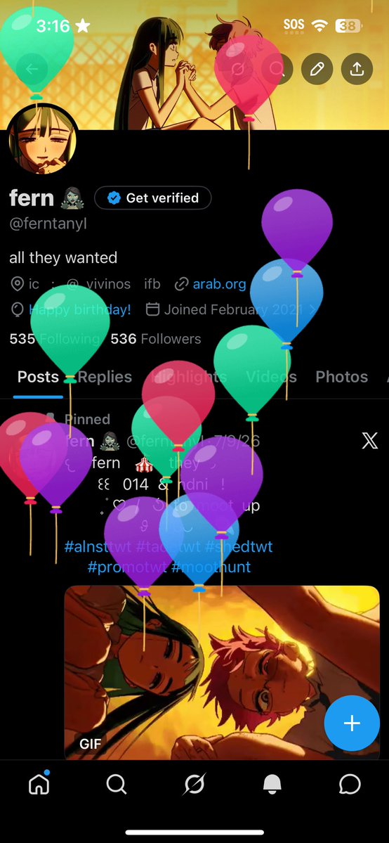 fern 🍰 BIRTHDAY YAY tweet media