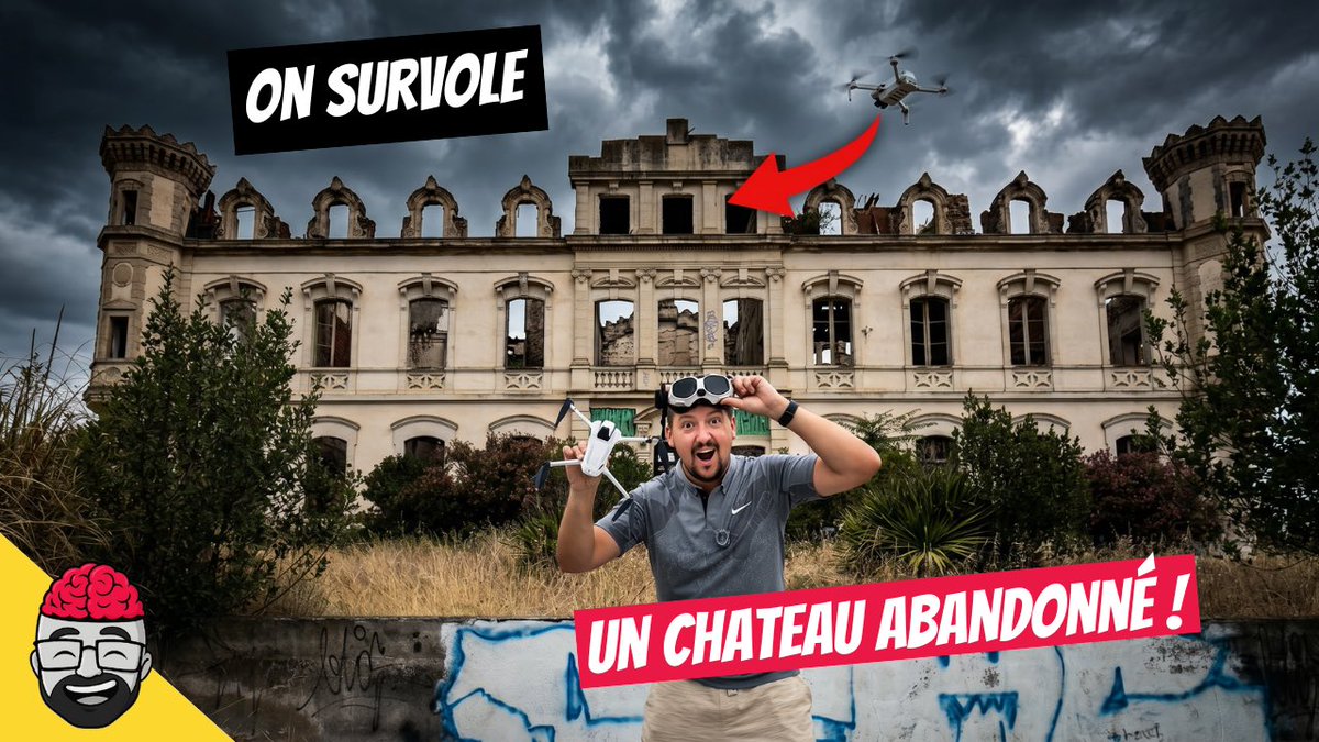 braindegeek's tweet photo. Nouvelle vidéo 👀
J'ai survolé un château abandonné en drone FPV. Test Antigravity A1, un bon drone pour débutants ?
https://t.co/cPuQHcwIzC https://t.co/oPPFLnuAmv