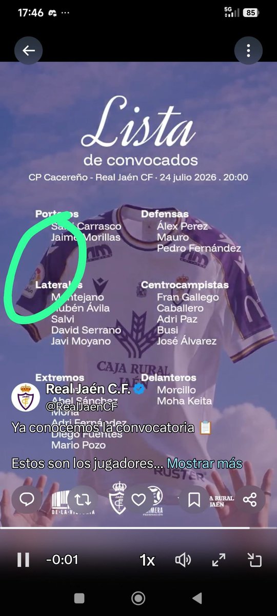Davidserraan's tweet photo. @RealJaenCF Es vergonzoso que  un equipo de primera rfef su contenido entero sea gracias a la inteligencia artificial a qué punto vamos a llegar esto es inadmisible prefiero un equipo de comunicación bueno donde haga las haga una persona medio profesional pero que tenga ilusión antes que lA https://t.co/NU6rMtGkZ1