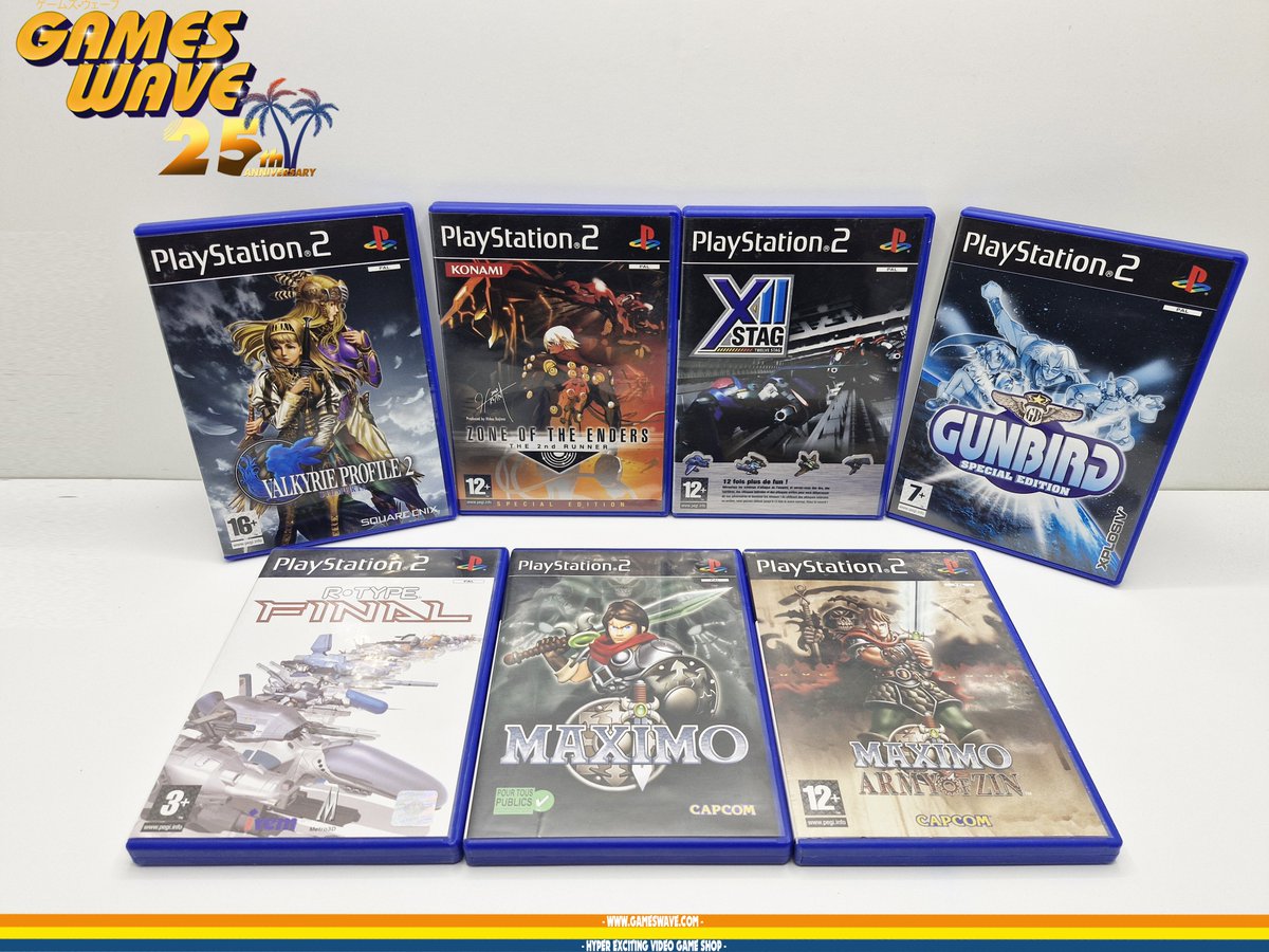 Games_Wave's tweet photo. On termine la semaine avec quelques perles pour votre
PlayStation 2 PAL.
La 1ère photo, les jeux sont neufs! 😍
Tout est dispo sur le site⤵️
https://t.co/LitbpEc7s8
#Retrogaming #Playstation2 #Konami #Suikoden #Onimusha #Capcom #RPG #KingdomHearts https://t.co/DIgDJmKzCx