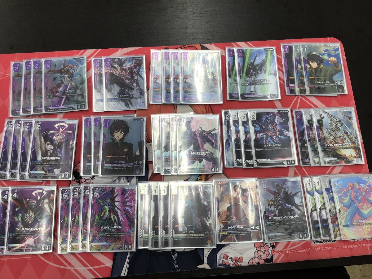 JPX1OA's tweet photo. 新弾前最後のショプバでやっと優勝できて嬉しかった
デスティニーと駆け抜けた４弾環境楽しかった〜
緑白Gジェネウイング◯
青白エピオン◯
赤白ネオング◯
青白ジO◯ https://t.co/T1kCJbasoE