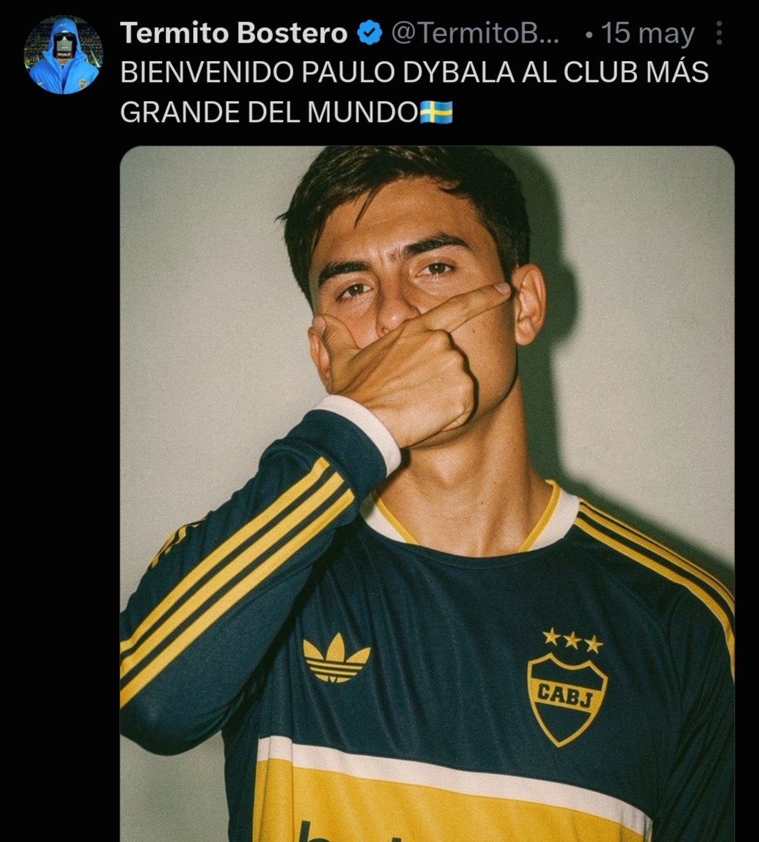 frabigol's tweet photo. @TermitoBostero Ya llegó Dybala? https://t.co/LcOzKz8T0z