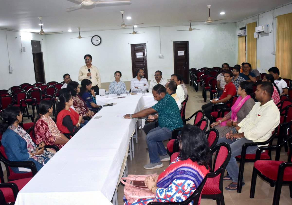 OdishaRedcross's tweet photo. On 24.07.2026, AIDMI and the Indian Red Cross Society, Odisha State Branch jointly organised a session on "Climate Charter and Heat Action" to strengthen preparedness against extreme heat and promote climate resilience.
#ClimateAction #HeatAction #RedCross #Odisha #AIDMI https://t.co/m5xfvTGCgJ