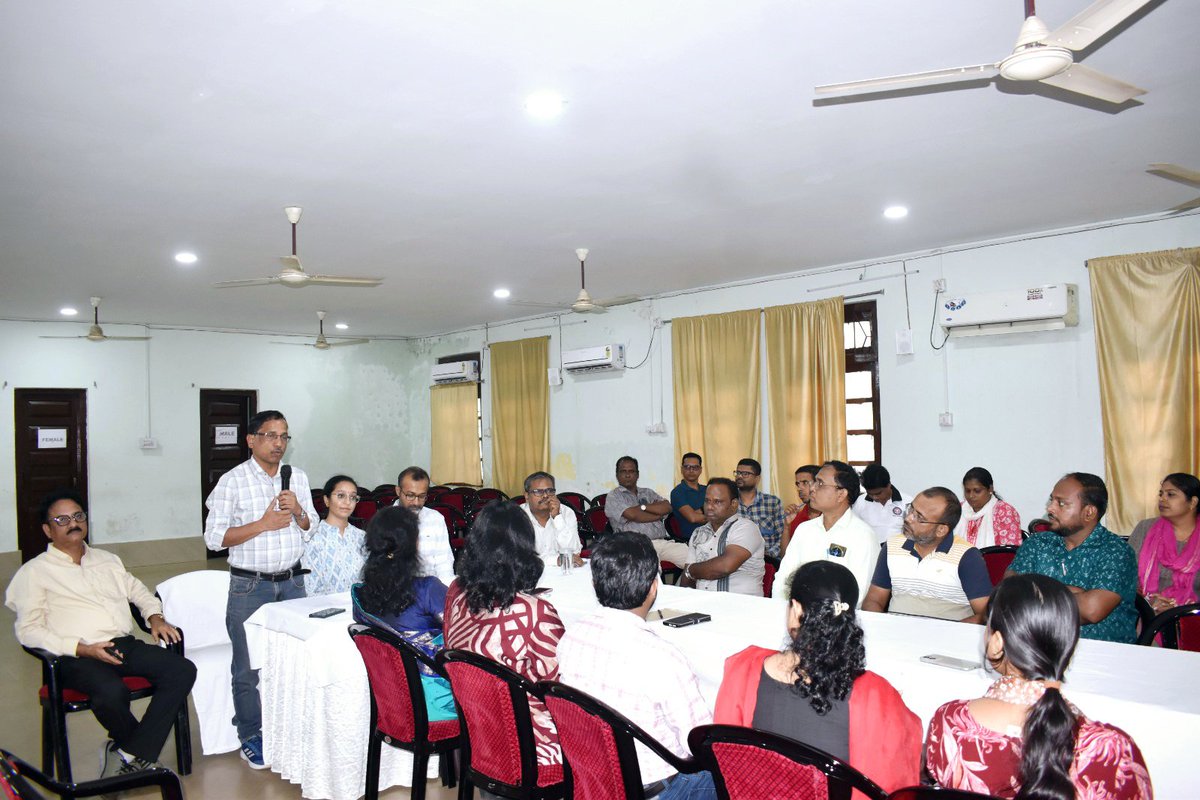 OdishaRedcross's tweet photo. On 24.07.2026, AIDMI and the Indian Red Cross Society, Odisha State Branch jointly organised a session on "Climate Charter and Heat Action" to strengthen preparedness against extreme heat and promote climate resilience.
#ClimateAction #HeatAction #RedCross #Odisha #AIDMI https://t.co/m5xfvTGCgJ