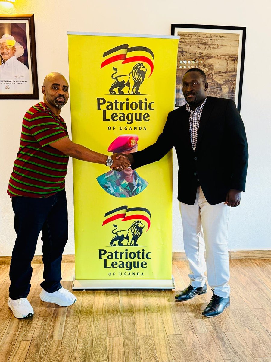 rutashararaS's tweet photo. Today afternoon i hosted our Vice Chairperson US PLU Chapter Mr Coach Gad Etau at Plu Secretariat.  Coach Gad is one of our senior member who spearheaded Gen MK movement in diaspora especially in USA.
I appriciate your commitment sensitizing our brothers and sisters about principals of patriotism.
PLU is proud of your patriotism and mobilisation abilities.
@mkainerugaba 
@chairtoyota
@HonTwallafadil 
@BalaamBarugahar 
@PLUsecretariat 
@plumukc