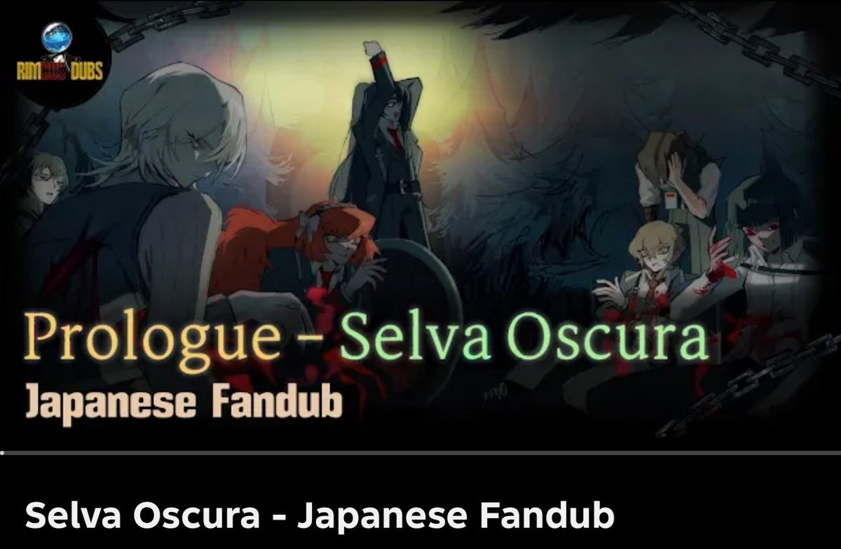 kikunaren's tweet photo. Do you like Limbus Company AND was wondering how it sounds like in Japanese? Lucky for you, the Selva Oscura Japanese fandub is out! 🥰

And if you watch until the end.... Well, let's say there's another surprise waiting! ✨

#Limbus_Company #LimbusCompany
#リンバスカンパー https://t.co/Ux9IxCkwNG