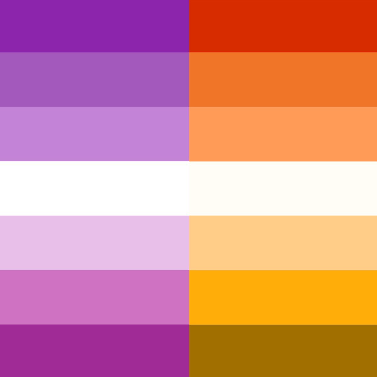 butchfemmebis's tweet photo. orange butches and their purple femmes 🐇 https://t.co/IzTPBeUioU