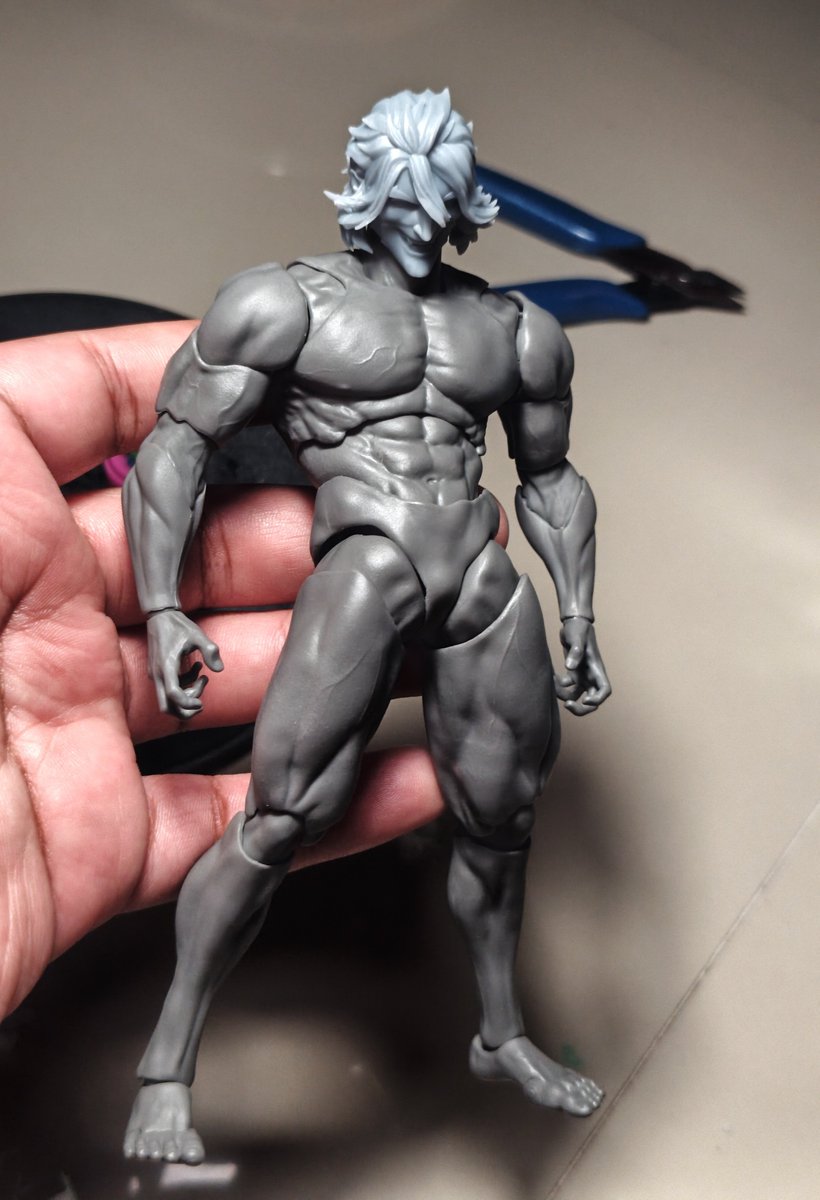 Samuel_Max70's tweet photo. Sooo heres a first post 😂
A bit of a passion project, do keep in mind this is a first test of drifter custom head for 1/12 figure, the body is Morfig by queen studio
#morfig  #deadlock https://t.co/eXC21cRxGY