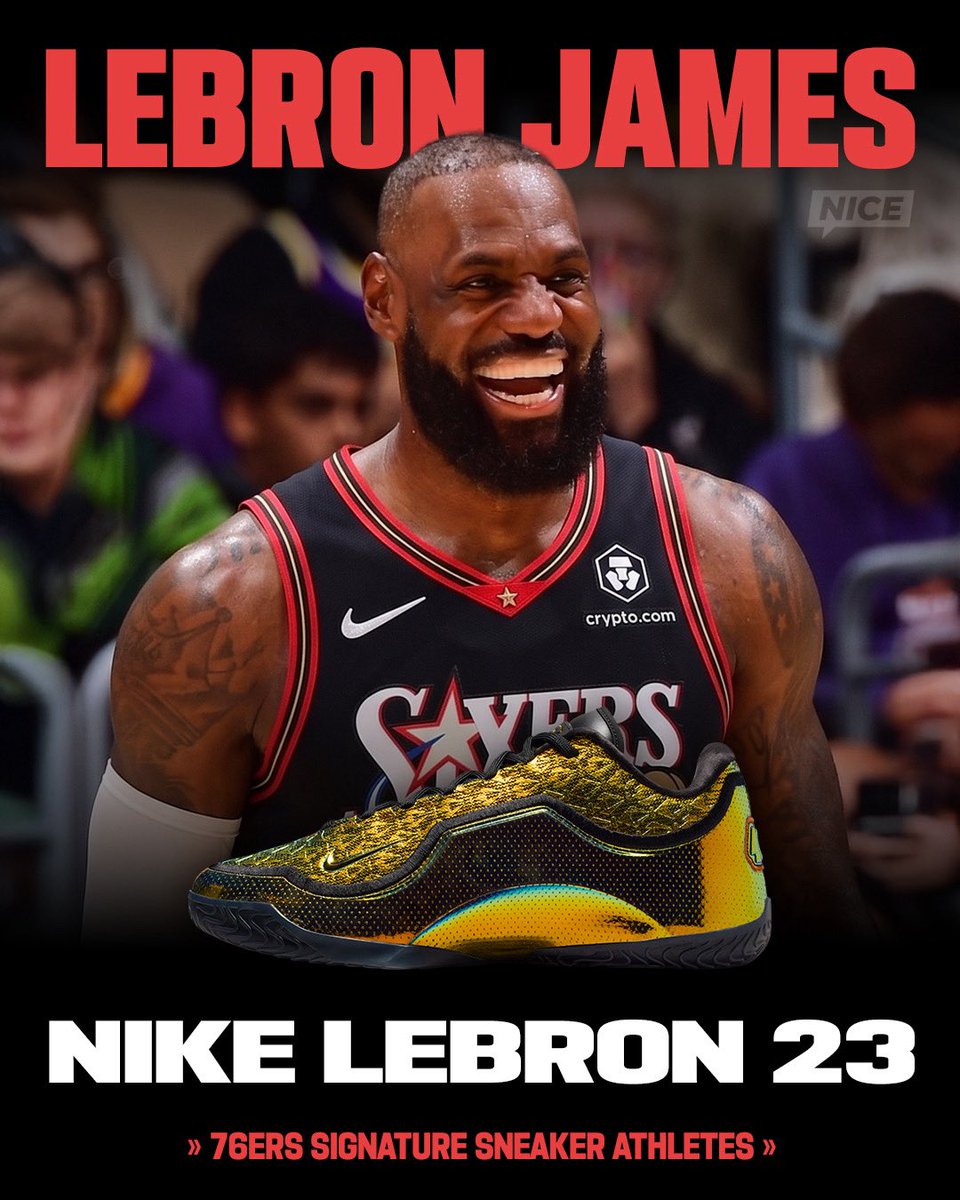 nicekicks's tweet photo. The Philadelphia 76ers now have four signature sneaker athletes on its roster 😳👟

LeBron James - Nike
Jaylen Brown - 741 Performance
Tyrese Maxey - New Balance 
Joel Embiid - Skechers https://t.co/RvYZHolRQJ
