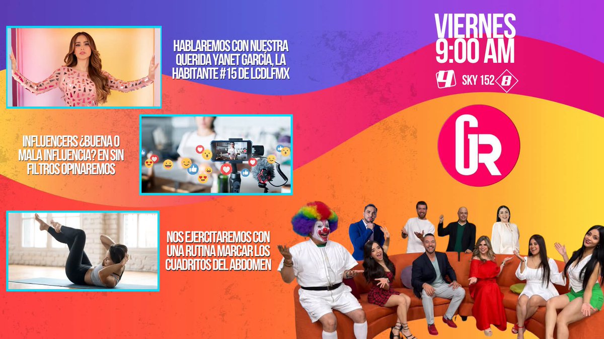 TelevisaMty's tweet photo. En Gente Regia tenemos secciones  maravillosas, ¡vamos por los espectáculos y mucho más! 🥰 https://t.co/PzCEytsKru