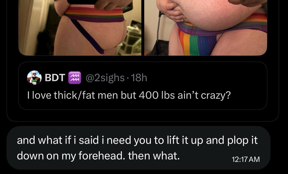 esoteric fat boy tweet media