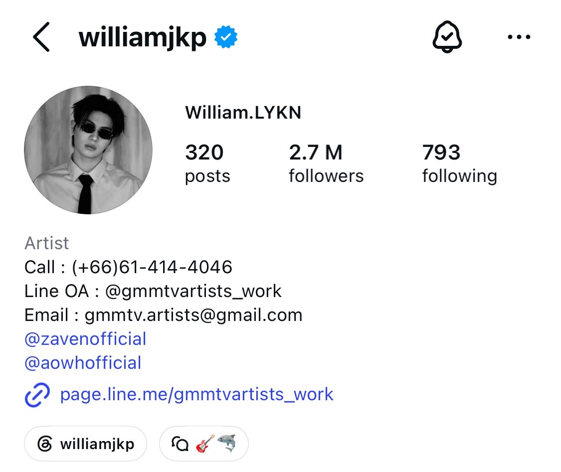 harxeuphoria's tweet photo. WILLIAM 2.7M FOLLOWERS ON INSTAGRAM 🥹❤️

꒰ #williamjkp ꒱ https://t.co/sdK5fnKV0k
