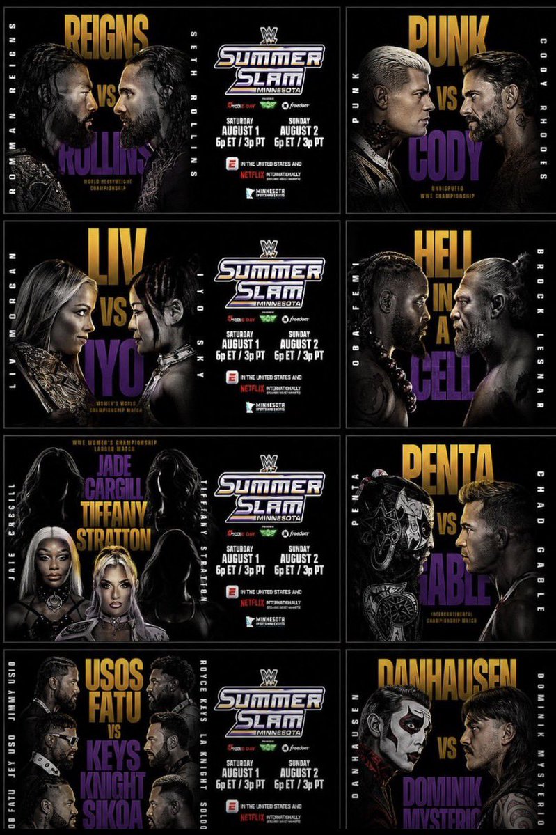 khannaragxv's tweet photo. SummerSlam 2026 Matches : https://t.co/1bmxlypUdA