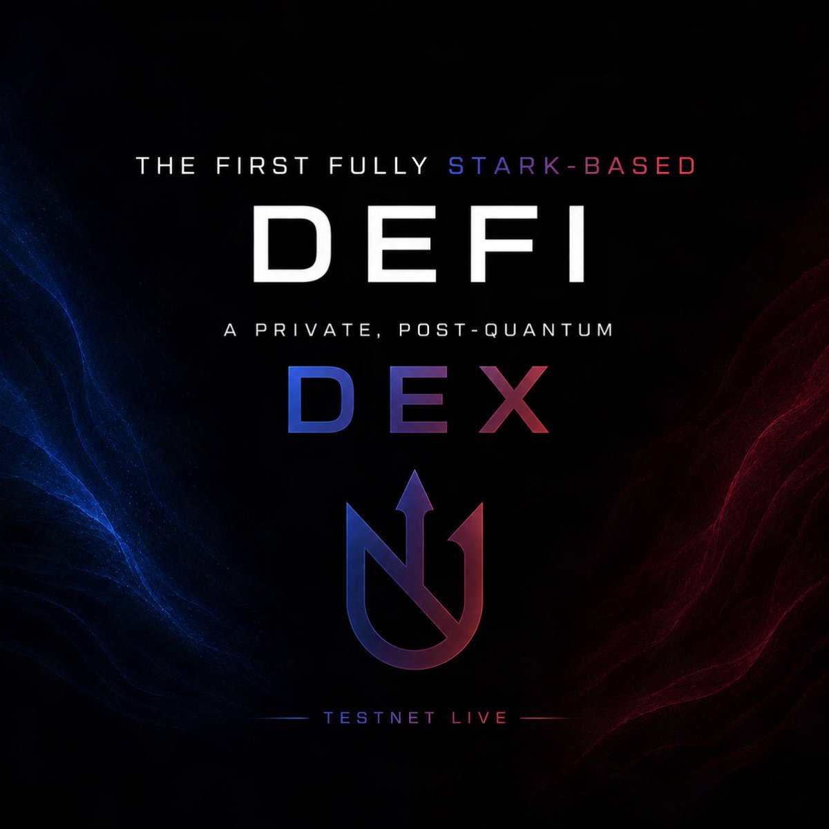 NeptunePrivacy's tweet photo. The first fully STARK-based DeFi is here, and we’re years ahead of our competitors.

Leviathan’s private, post-quantum DEX has officially entered testnet and will be available exclusively to Leviathan Pioneers.

• Private token swaps
• No public onchain transaction history
• No KYC
• Built for a post-quantum future

If you’re a builder with an idea for a dApp, infrastructure, or a new product that leverages privacy and post-quantum security, now is the time to join the Leviathan Pioneers.

Help shape the future of programmable privacy today!

$XNT