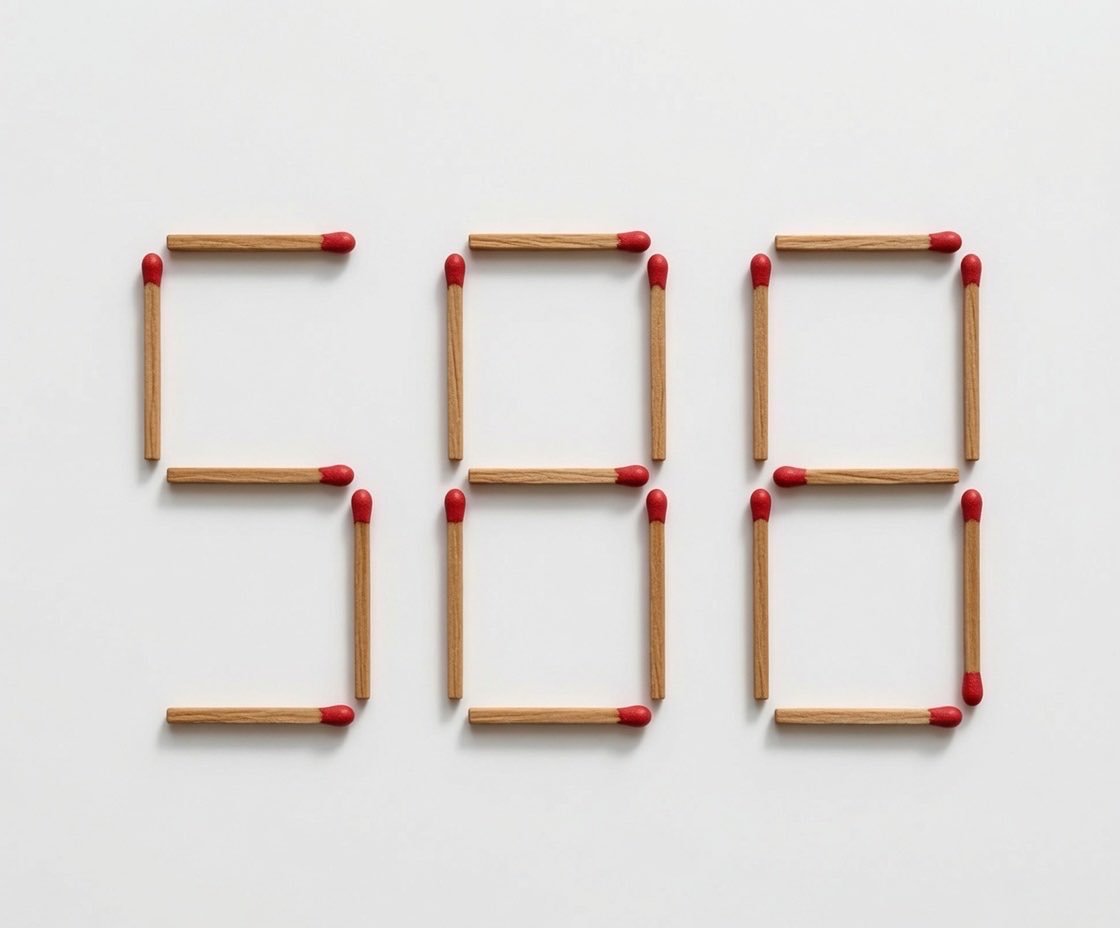 beautyXexplorer's tweet photo. What is the highest number you can create with 588  just 2 moves? 🧠

Only 0.01% will succeed without getting confused 🤔 https://t.co/DWkaAYTpPy