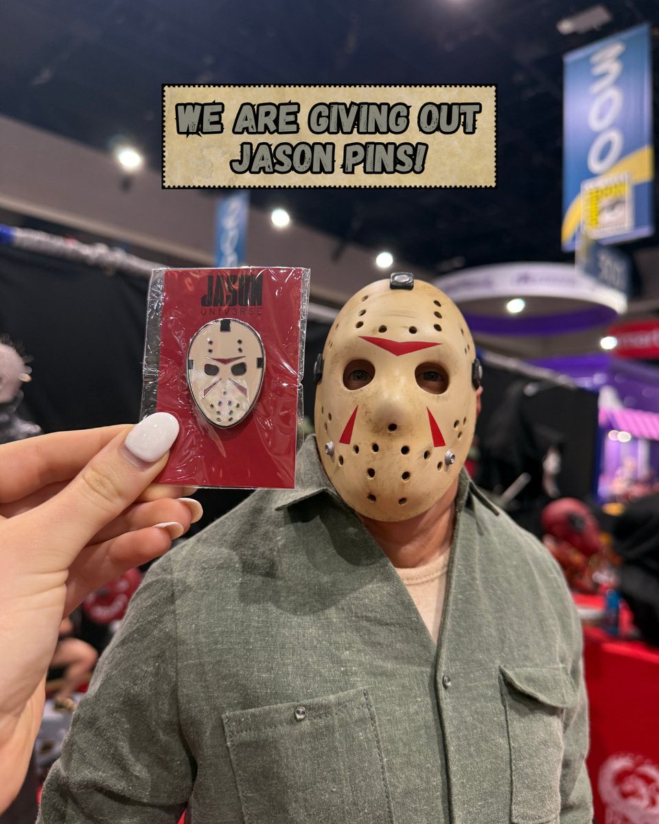 CollectPCS's tweet photo. Only 100 available each day, first come, first served, so get here early!
BOOTH 329

 #JasonPins #LimitedEdition #CollectiblePins #HorrorFans #Jason https://t.co/ztFGwr0JUB