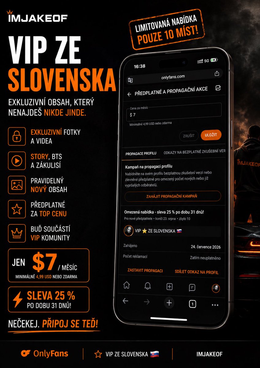 imjakeof's tweet photo. Ahoj. 🙋🏼‍♂️

Mám tu pro vás VIP slevu za pár korun předplatné. Jestli chcete vidět žhavé Slovensko tak určitě si tohle nenech ujít.

Miluje sát můj penis a jak krásně ho líže a ten zadek 🍑, prostě skvělý. Je velký zájem o to tak šup než se místa vyprodají, kdo chce odměnu napište mi hned do zprávy na OnlyFans.

https://t.co/GrPGo76hnH

Dejte na vše ❤️ a nějaký pěkný komentář.