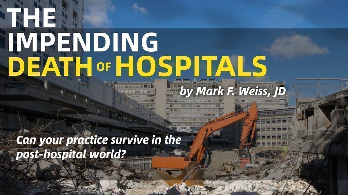 weisspclaw's tweet photo. Hospitals pursued volume instead of value—and it’s costing them.
Meanwhile, tech is stripping away core hospital functions.
If the future is post‑hospital, what’s your strategy? 

Learn more: https://t.co/iDKAWcvbx8

#PhysicianEntrepreneur #HealthcareStrategy #MedicalGroups https://t.co/7MYFk01xux