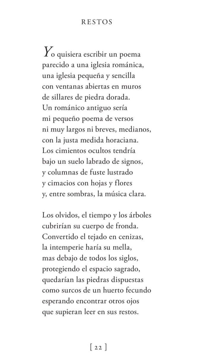 alcaiderubio's tweet photo. Yo quisiera escribir un poema
parecido a una iglesia románica https://t.co/7HJQyHhE2f