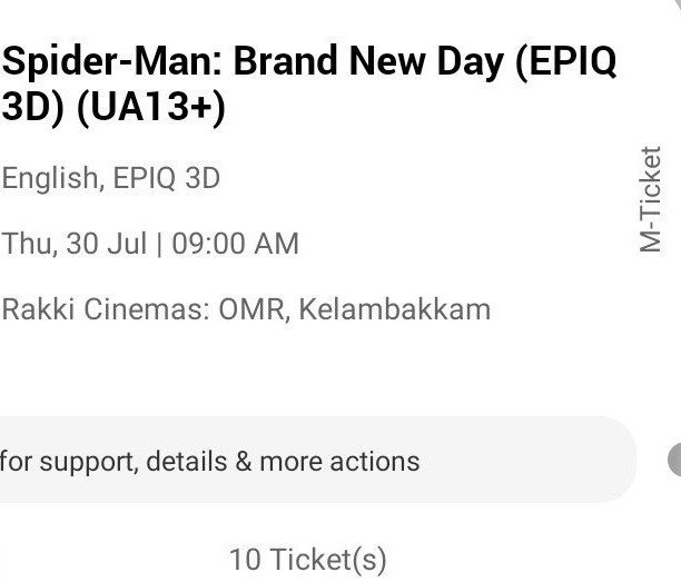 HarishB10112000's tweet photo. Spiderman 🔒in EPIQ
@SonyPicsIndia @epiqcinema
#EPIQBookAndSwing
#SpiderManInEPIQ
#EPIQBookAndSwing
#MasteredForEPIQ
#ExperienceInEPIQ https://t.co/TRJJmBamoY