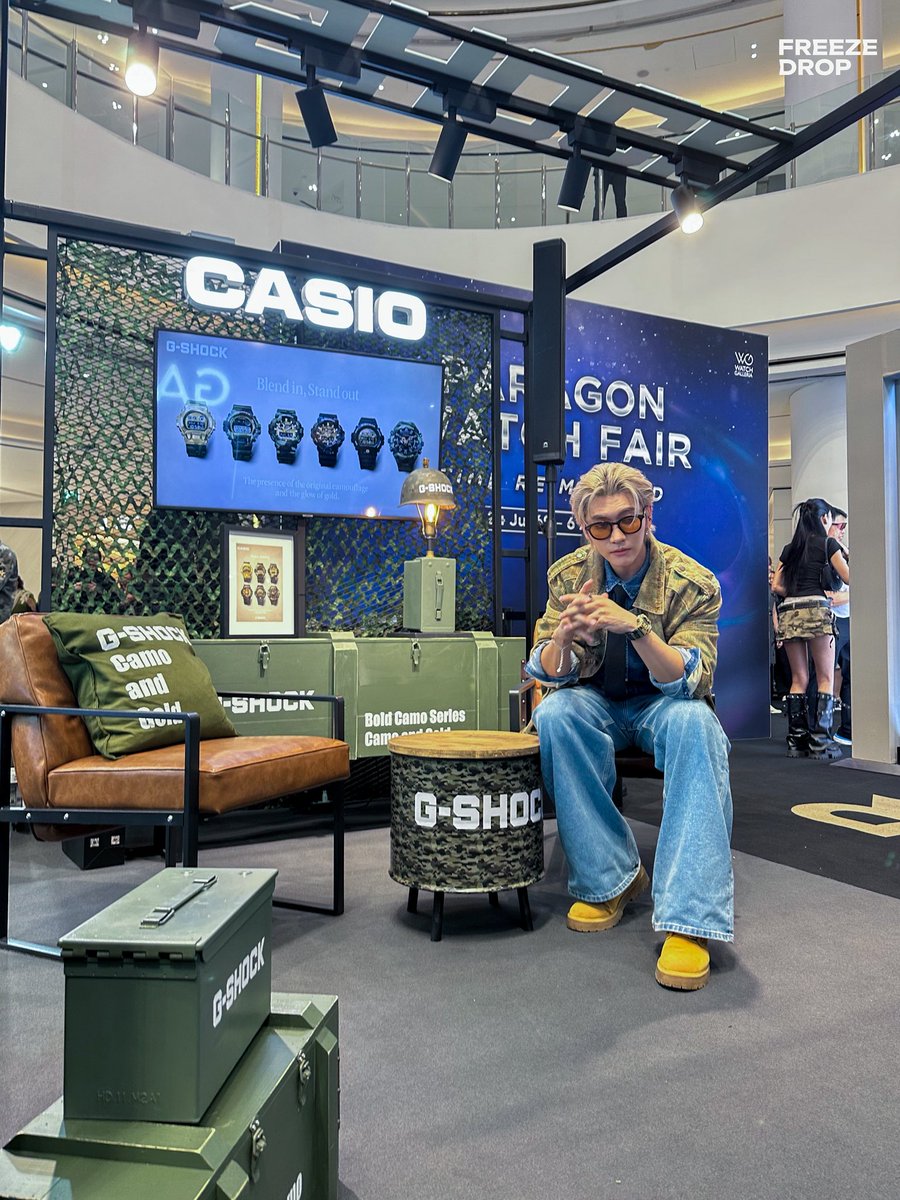 Freezedroplabel's tweet photo. THNAK YOU  “G-SHOCK BOLD CAMO SERIES CAMO AND GOLD”

Thank you everyone for coming out to see BOSSCKM . 🙏🏻

GSHOCK X BOSSCKM
#GSHOCKTH 
#CASIOCMG 
#GSHOCK 
#FreezeDrop
#bossckm #bosschaikamon https://t.co/dcdLeJGR18