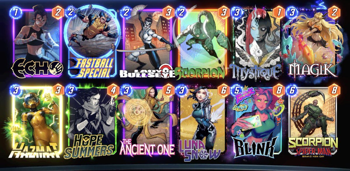 Kicker0fElves's tweet photo. Toxic decks are the best they’ve ever been. Scorpion isn’t a boost for the archetype… he’s the card you build around. 

This list from @smlzsnaps is the best version of Toxic, maximizing its combo potential without feeling gimmicky. Full deck guide in the post below! https://t.co/0IOErnHfZa