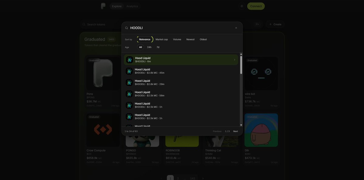 Hoodliquid_'s tweet photo. Seeing many fake $HOODLI tokens floating around already.

The official contract is:

0xa00261ac3106662b866b1ebb9d8eb372c4951a3c

Would be great to see @ponsdotfamily add stronger verification so users can spot the real one instantly. https://t.co/7pAP4qyCKv