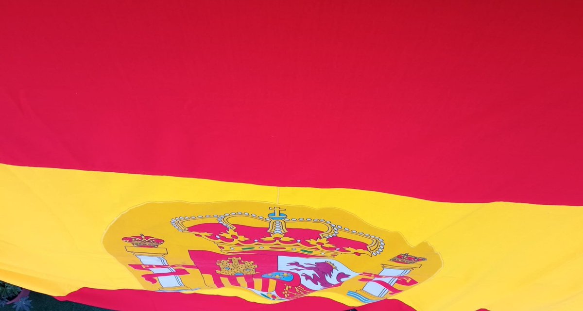EVTGC's tweet photo. Tan majestuosa  que dueles de hermosa, de rojo y oro bajo el sol.
Honrado queda quien por ti la vida dio, de España entera fuiste su crisol.
#EquipoVTGC https://t.co/x9m24hNdNE